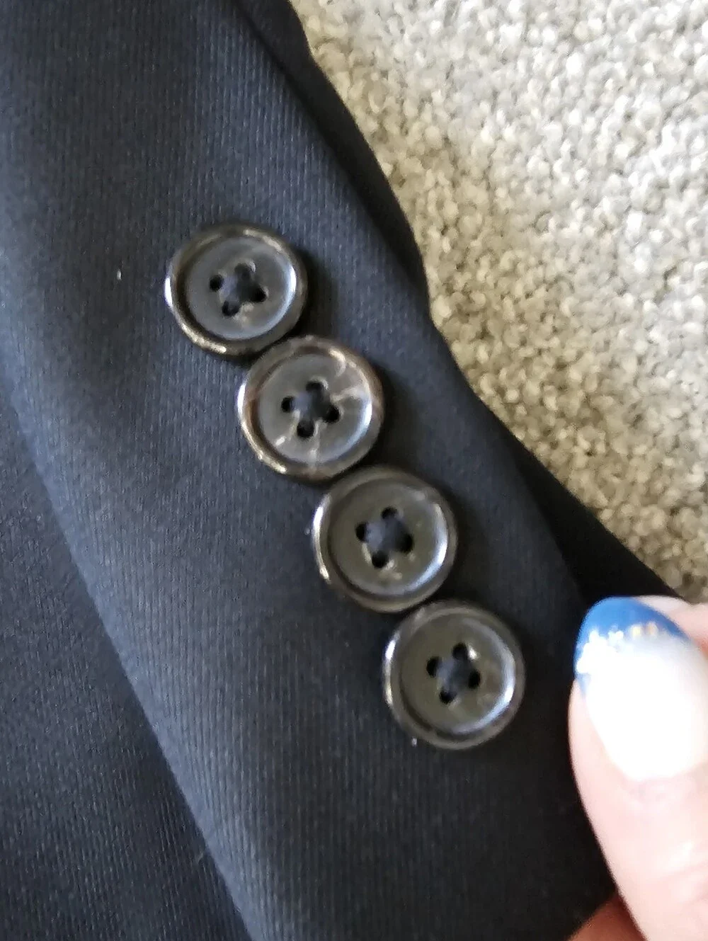 Classic Men's Black Two-Button Blazer Lauren, By Ralph Lauren